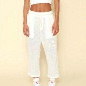 Boys Lie Baseball Pants, size Small, off-white